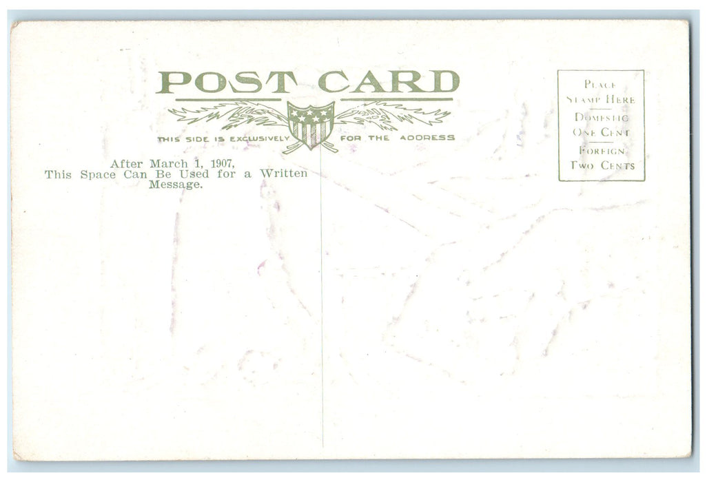 c1920 Tunnel Under The Loop Railroad Logs Cliff Moffat Road Colorado CO Postcard