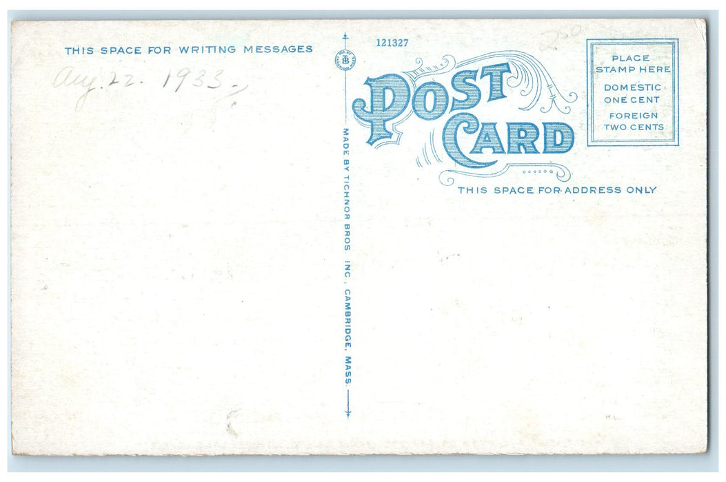 c1920's Vacations Pastimes At Papoose Pond Camps Norway Lake Maine ME Postcard