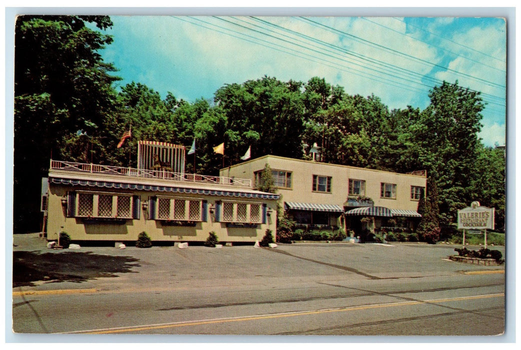 c1960's Valerie's American Continental Food Restaurant Ogunquit ME Postcard