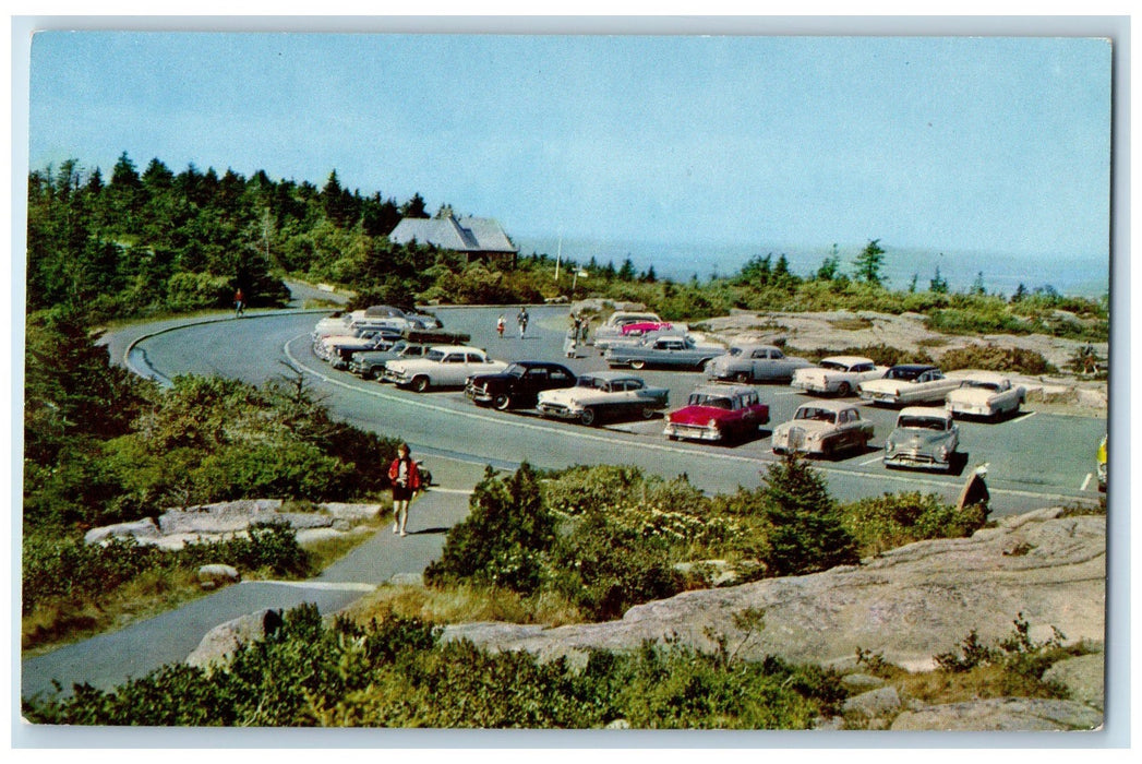 c1960's Summit Of Mt Cadillac Acadia National Park Mt. Dessert Maine ME Postcard
