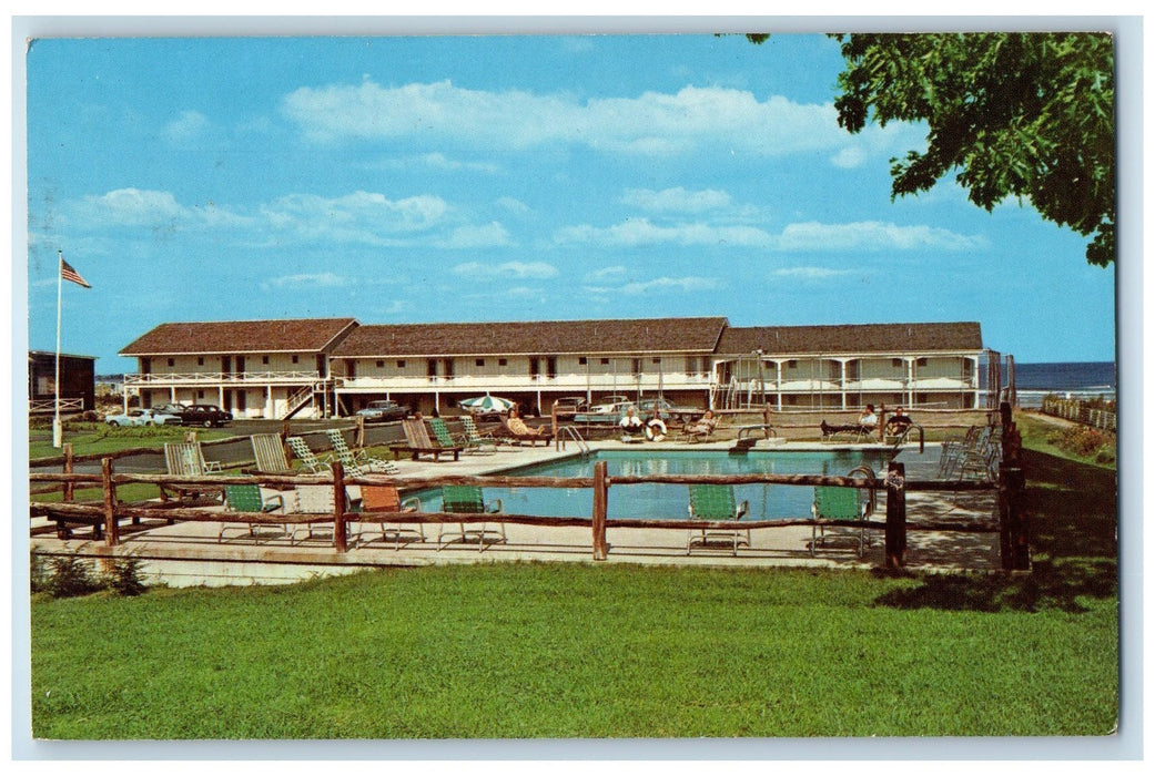 1971 Sparhawk Resort Motel At The Salt Water's Edge Ogunquit Maine ME Postcard