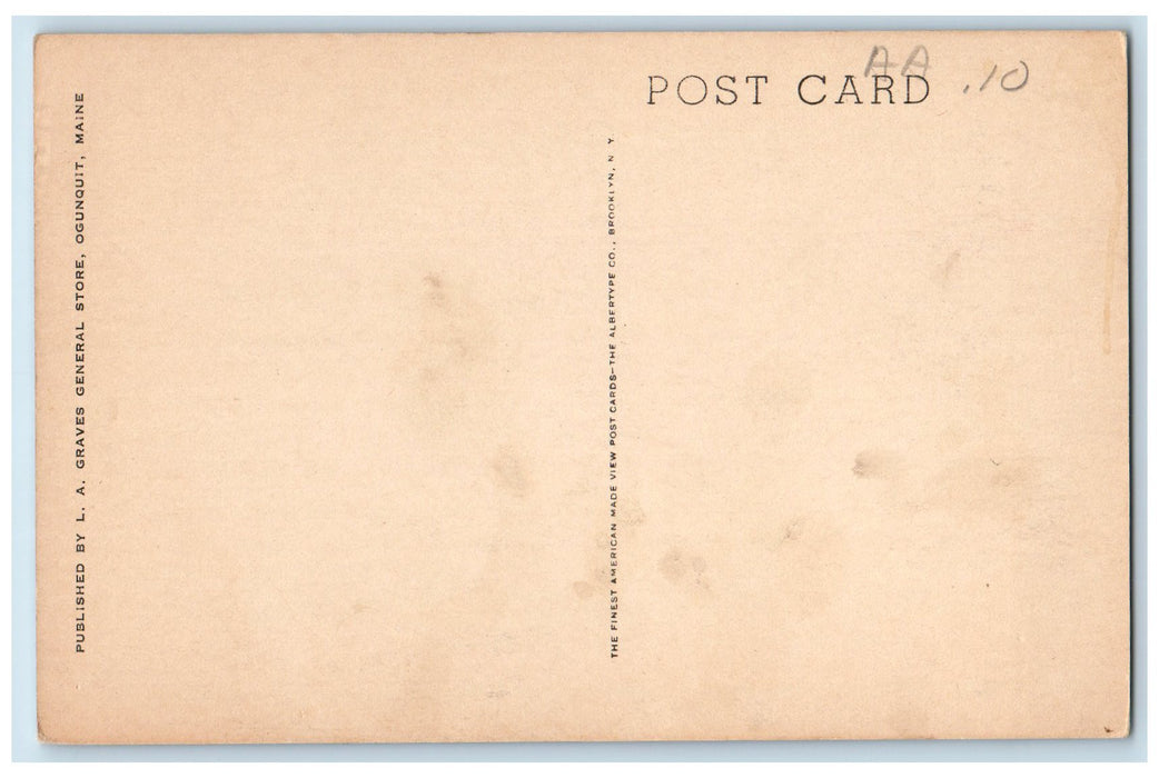 c1910's The Watch Dog On The Marginal Way Ogunquit Maine ME Unposted Postcard