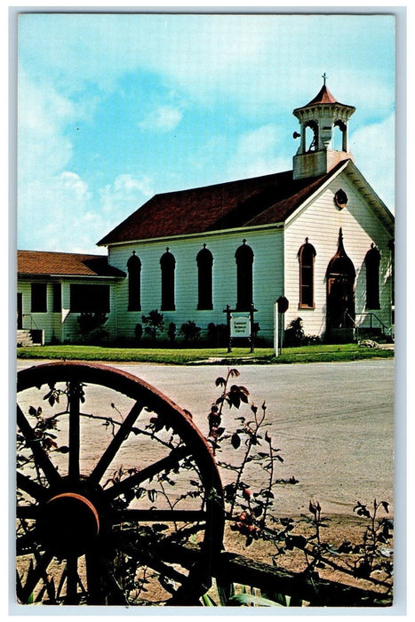c1950's Community United Methodist Church Half Moon Bay California CA Postcard