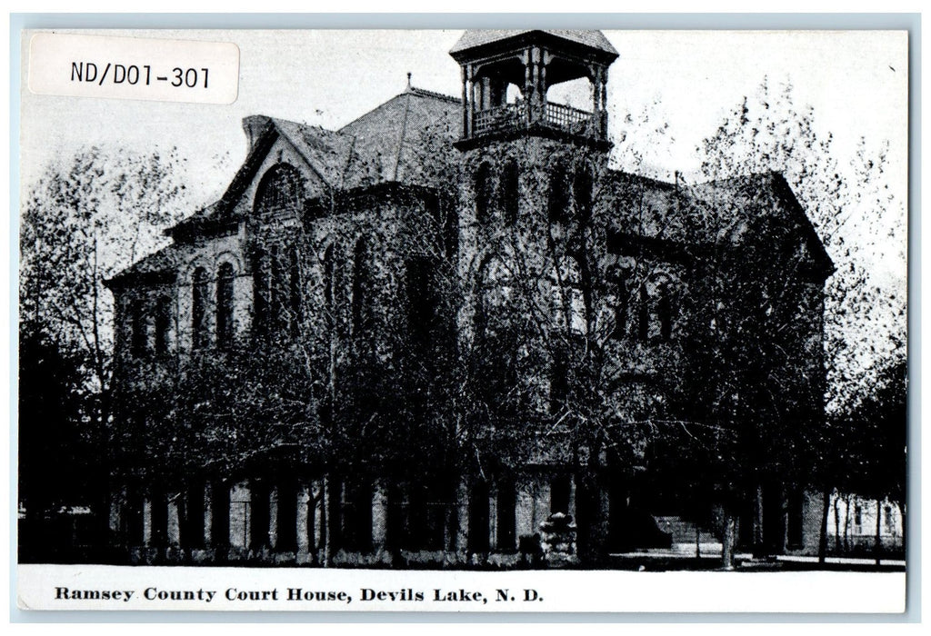 c1905's Ramsey County Court House Devils Lake North Dakota ND Unposted Postcard