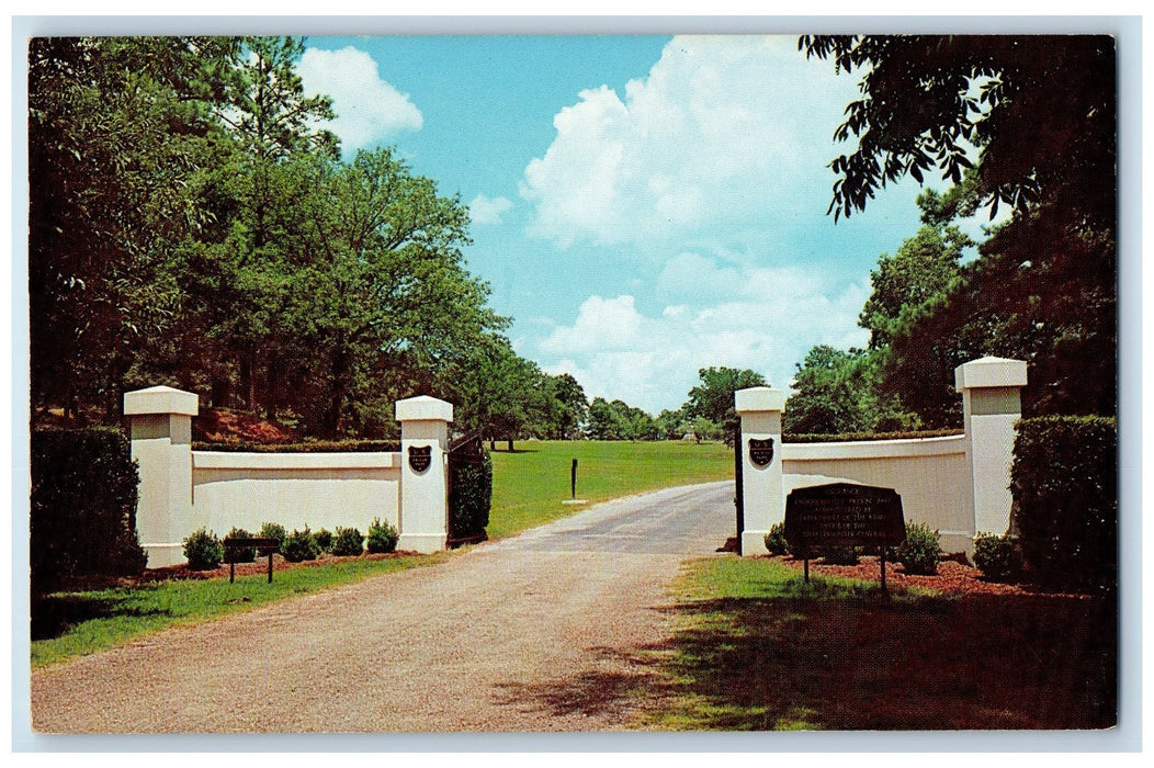 c1960's Entrance To Andersonville Prison Park Andersonville Georgia GA Postcard
