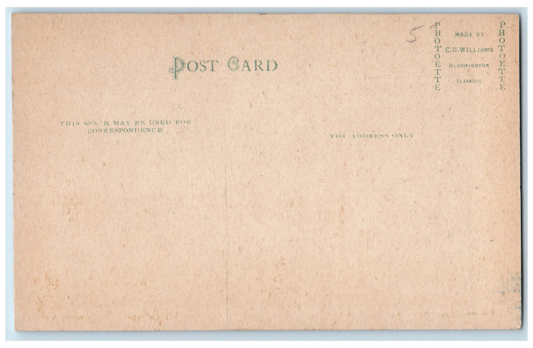 c1905's Flower Garden Iowa State Prison Fort Madison Iowa IA Unposted Postcard