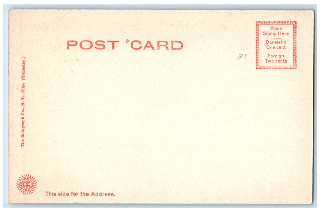 1905 The Chapel Wellesley College View School Students Massachusetts MA Postcard
