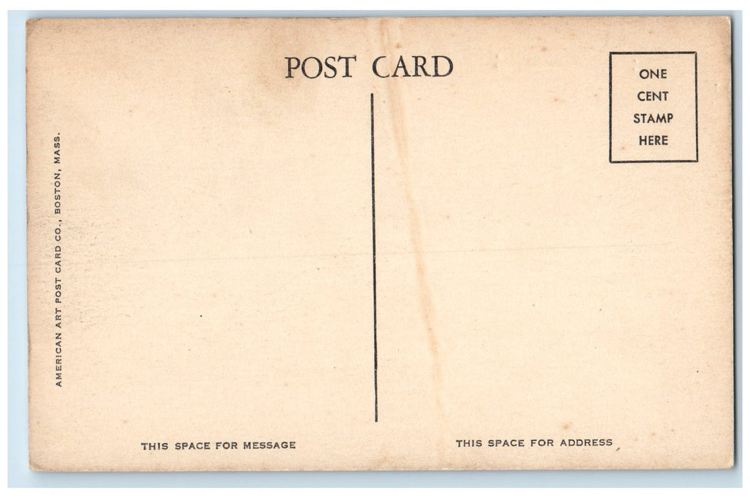 c1910's Post Office Scene Winchendon Massachusetts MA Unposted Trees Postcard