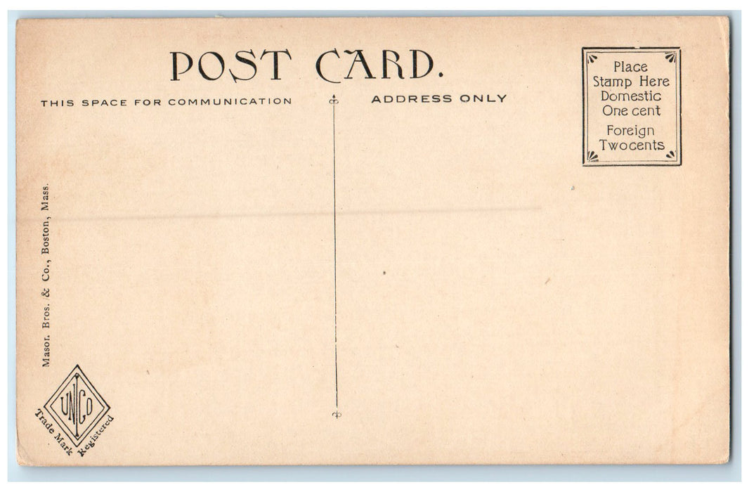 c1910's Post Office Worcester Massachusetts MA Worth Cushion Sole Shoes Postcard