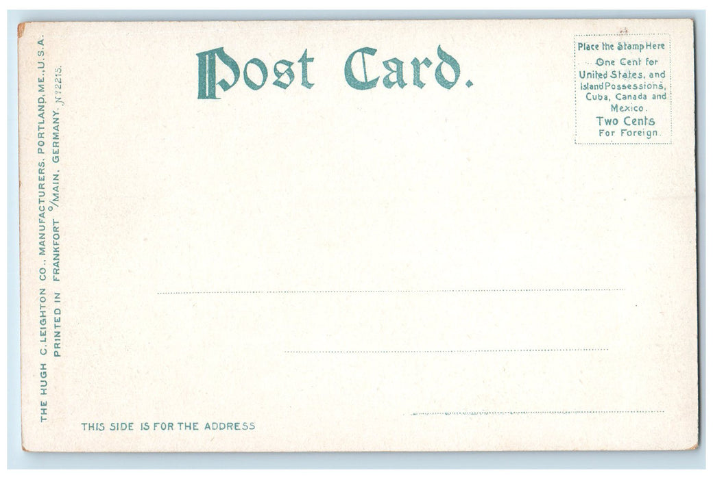 c1905's Post Office Scene Haverhill Massachusetts MA Unposted Carriage Postcard
