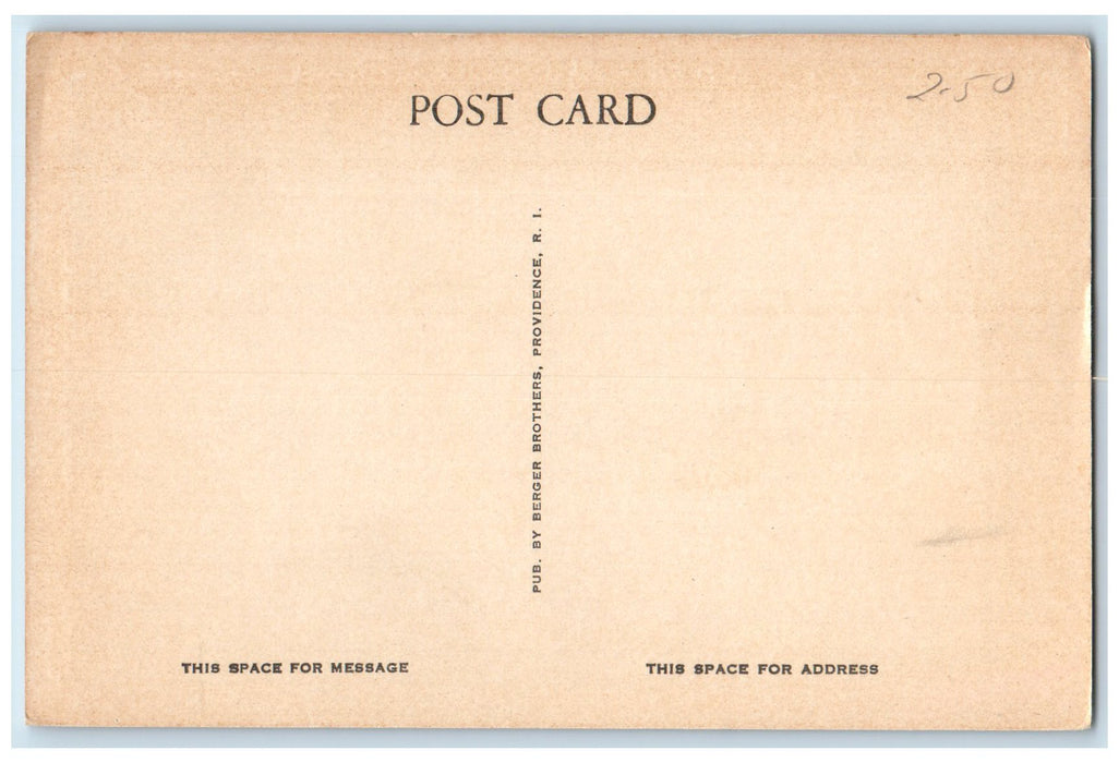 c1910's United States Post Office View Taunton Massachusetts MA Antique Postcard