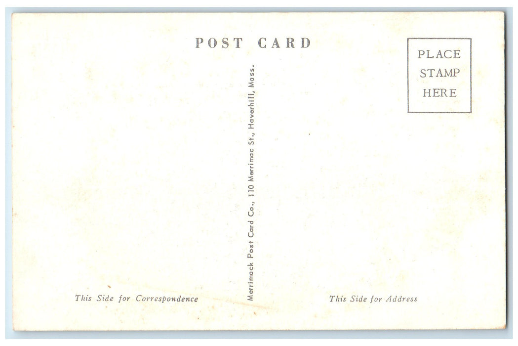 c1920's United Stated Post Office Greenfield Massachusetts MA Unposted Postcard
