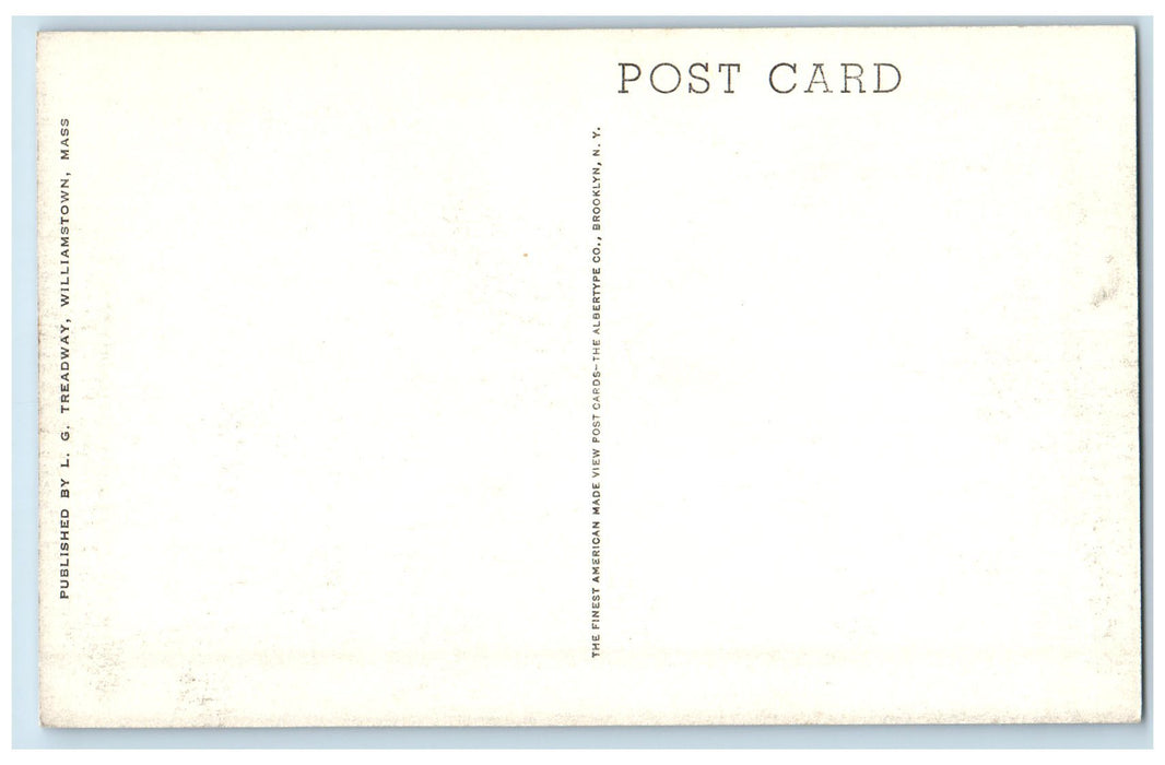 c1950's Road Mission Park Williams Inn View Restaurant Williamstown MA Postcard