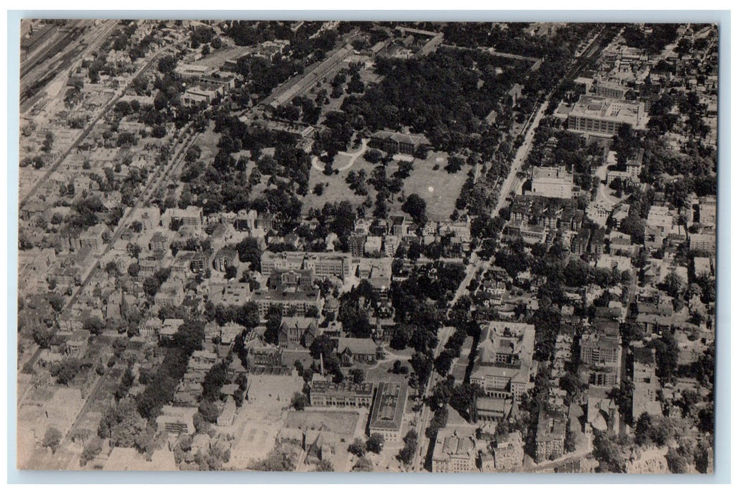 c1960's The Educational Center Aerial View Springfield MA Unposted Postcard