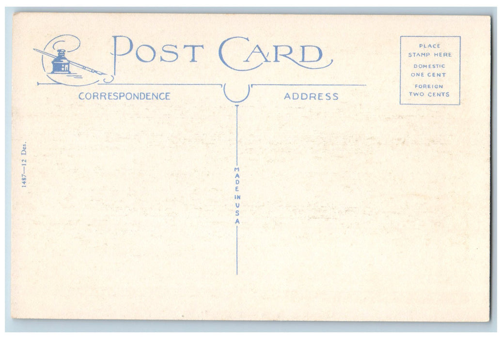 c1950 Greetings From Amherst Classic Car Road Forest New Hampshire NH Postcard