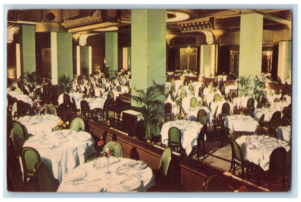 c1920's Kugler's Restaurant Scene Chestnut St. Philadelphia PA Unposted Postcard