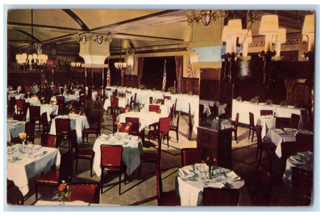 c1920's Kugler's Restaurant  English Room Chestnut St. Philadelphia PA Postcard