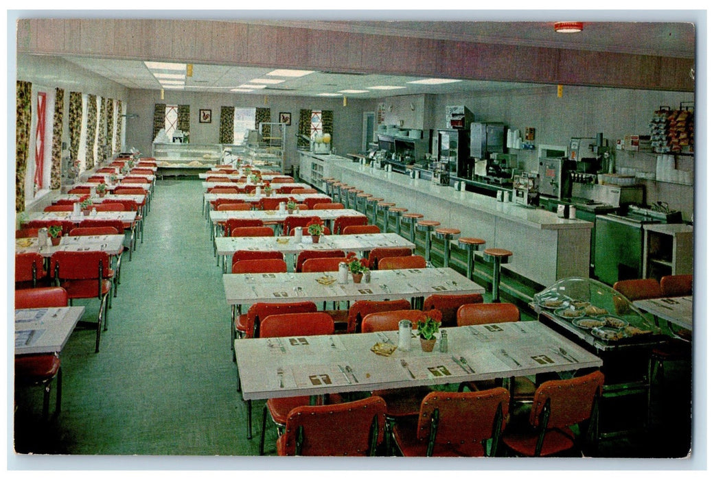 c1960's Glenn's Diner Restaurant In Historic Gettysburg Pennsylvania PA Postcard
