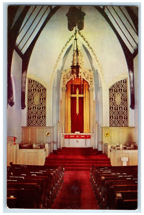 c1960's Zion Lutheran Church Market At Larwill Wooster Ohio OH Unposted Postcard