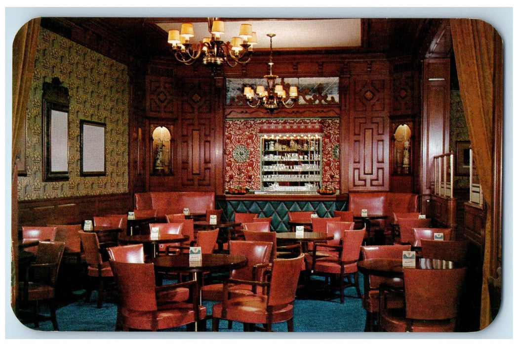 c1960's Kuonning's Restaurant Cocktail Lounge Columbus Ohio OH Unposted Postcard