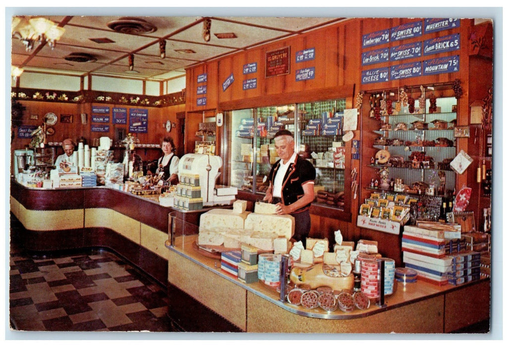 1971 Alpine-Alpa Cheese Chalet Store And Coffee Shop Wilmot Ohio OH Postcard