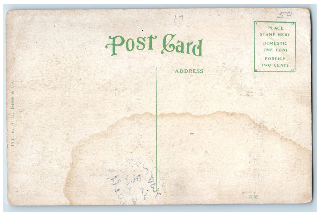 c1920's First Presbyterian Church Roadside Iola Kansas KS Unposted Postcard