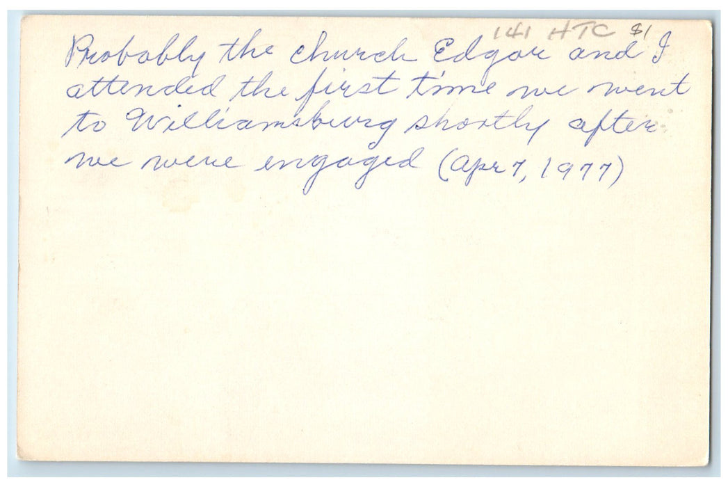 c1960's Faith Lutheran Church Exterior Scene Ottawa Kansas KS Unposted Postcard