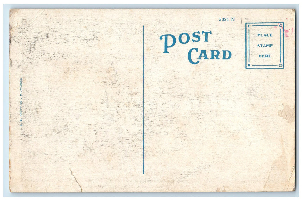 c1940 Bernstein's Fish Grotto View Entrance Restaurant San Francisco CA Postcard