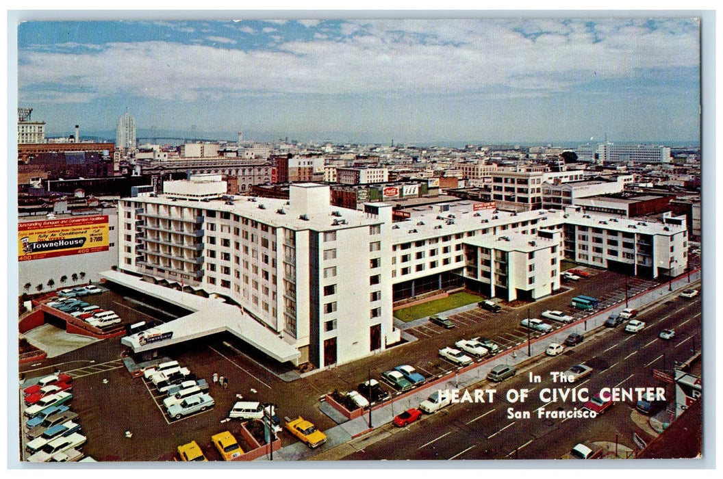 c1950's Del Webb's Townehouse Restaurant Civic Center San Francisco CA Postcard