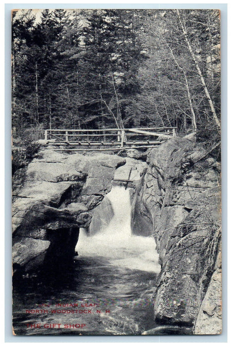 c1910's Deer Park Cascade North Woodstock New Hampshire NH Unposted Postcard