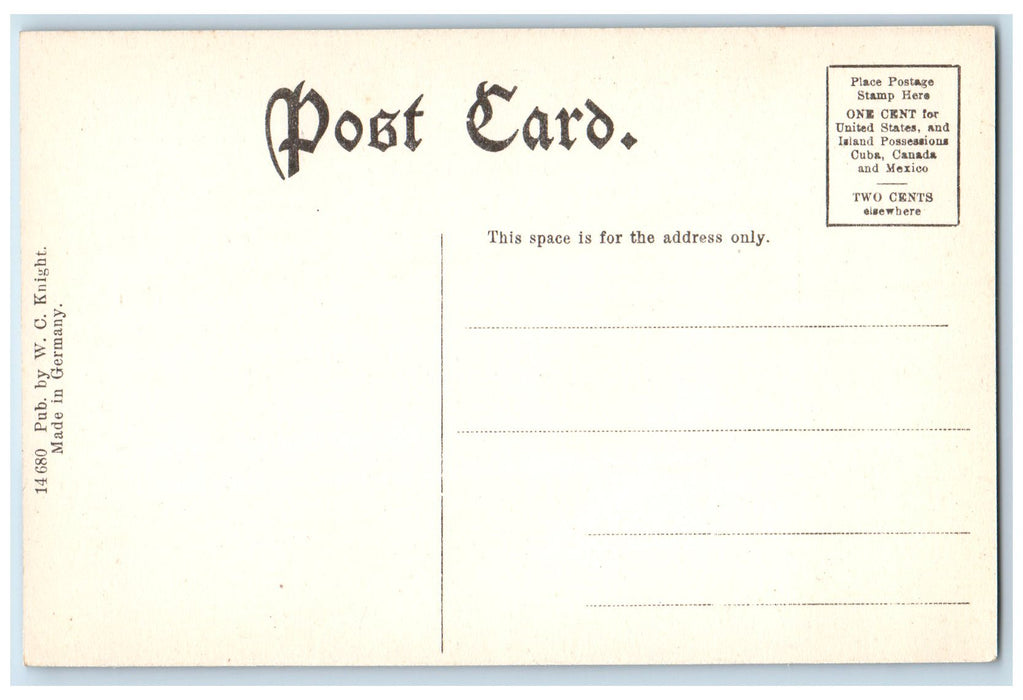 c1910's Nute High School Scene Milton New Hampshire NH Unposted Vintage Postcard
