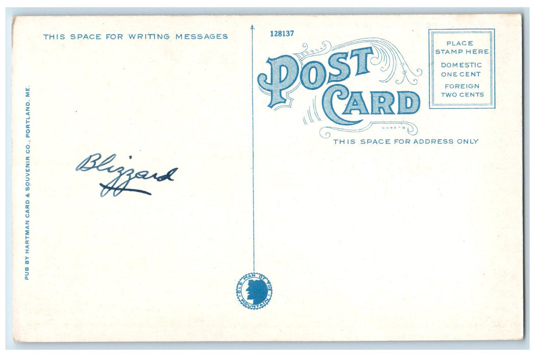 c1940s Three Bears At Indian Head View White Mountains New Hampshire NH Postcard