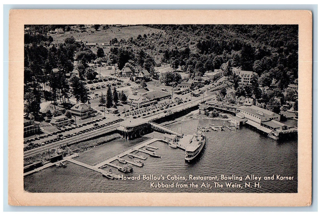 c1960's Howard Ballou's Cabin Restaurant The Weirs New Hampshire NH Postcard