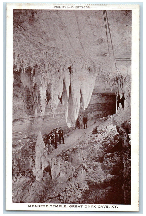 c1960's Japanese Temple Great Onyx Mammoth Cave Kentucky KY Unposted Postcard