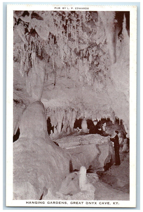 c1960's Hanging Gardens Great Onyx Mammoth Cave Kentucky KY Unposted Postcard