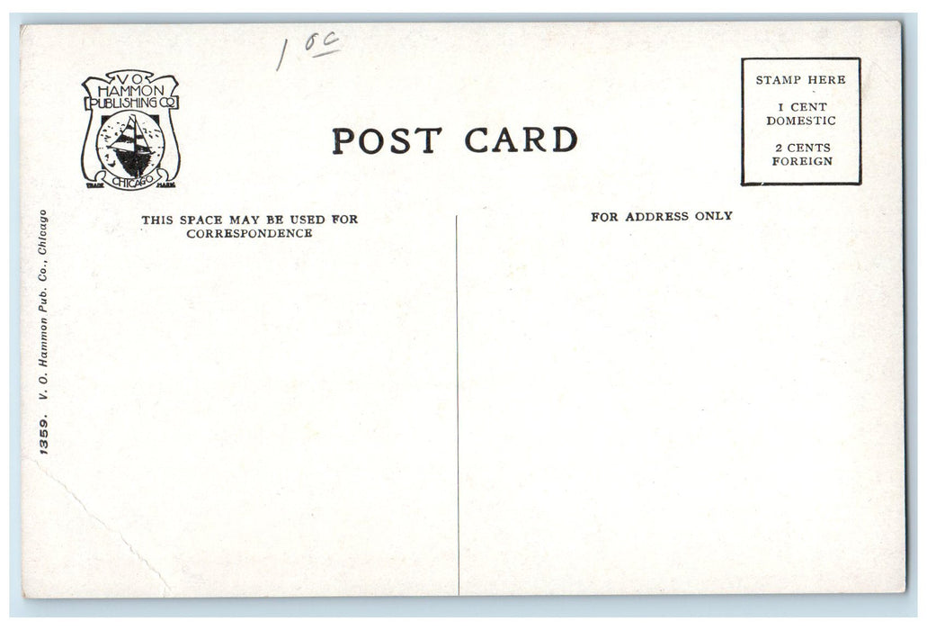c1940's Cy De Vry And Senator Lincoln Park Chicago Illinois IL Unposted Postcard