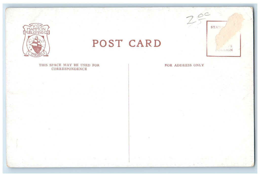 c1940's Whalessack Steamer Christopher Columbus Entering Harbor WI Postcard
