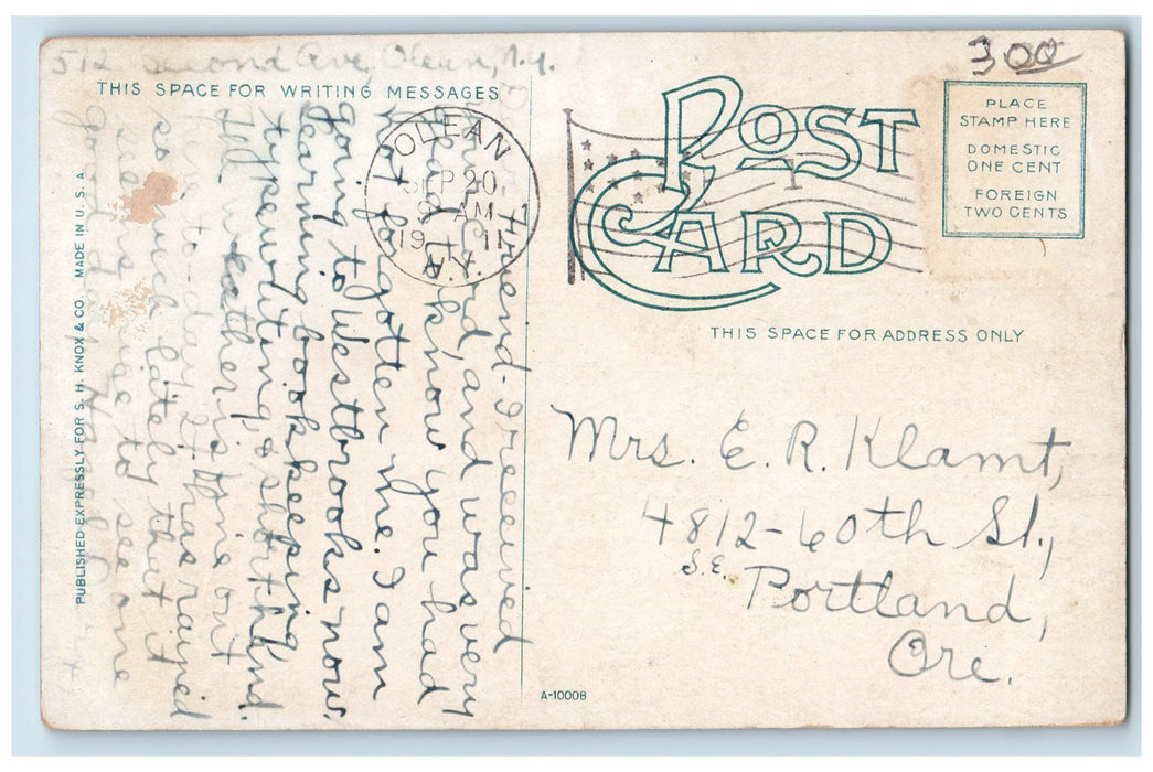 1911 95th Street Draw Bridge South Chicago Illinois IL Posted Vintage Postcard