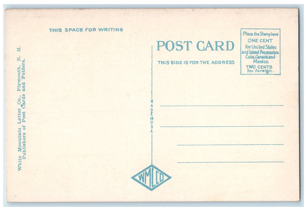 c1950 Model School Modelling Campus Building Plymouth New Hampshire NH Postcard