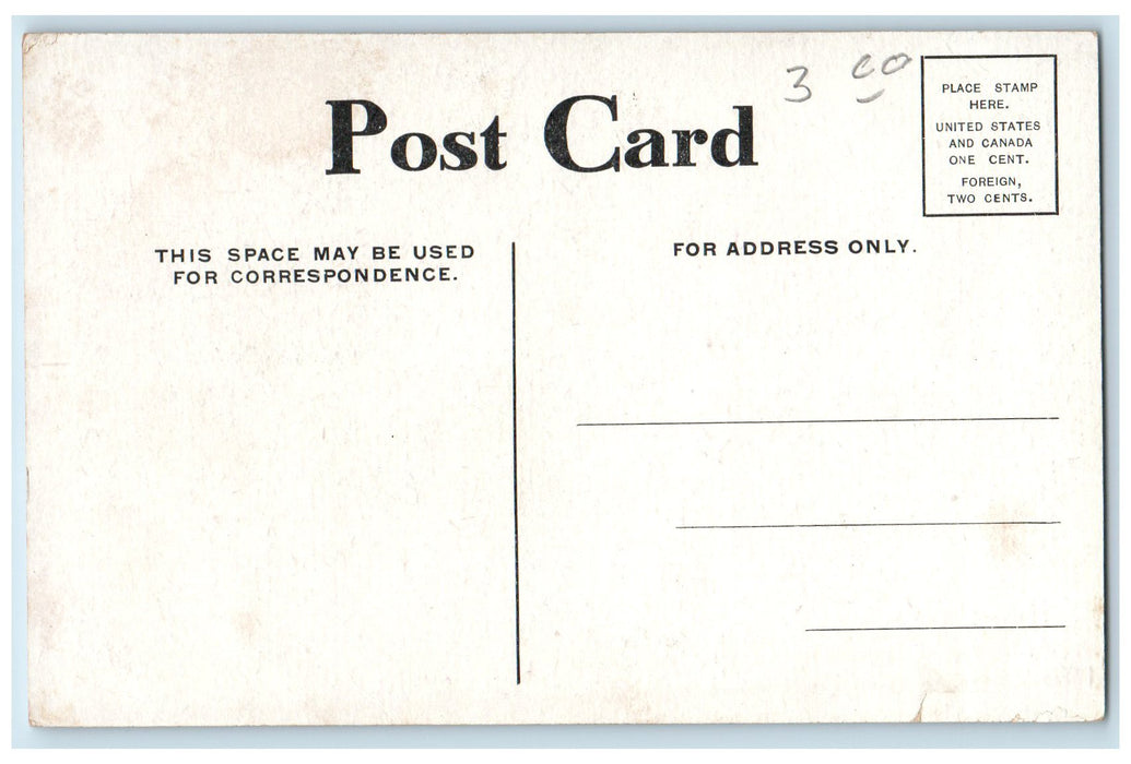 c1910's State Street Bridge Closed Chicago Illinois IL Unposted Train Postcard