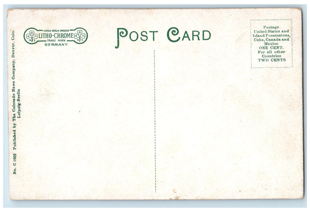 c1920 The Sphinx Tunnel No. 31 Railroad Cliff Moffat Road Colorado CO Postcard