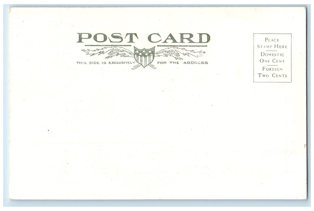 c1905 Golden Depot Tramway Car Train Track Station Golden Colorado CO Postcard