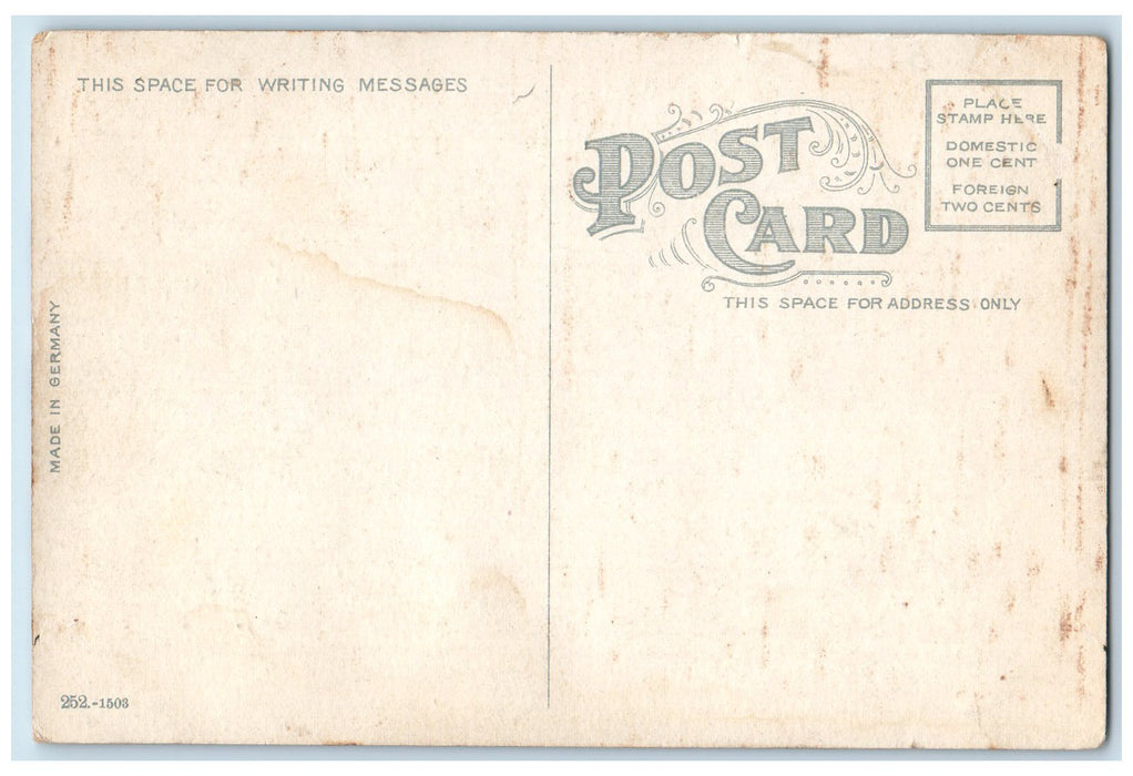 c1950 Denver Rio Grande Depot Train Station Track Colorado Springs CO Postcard