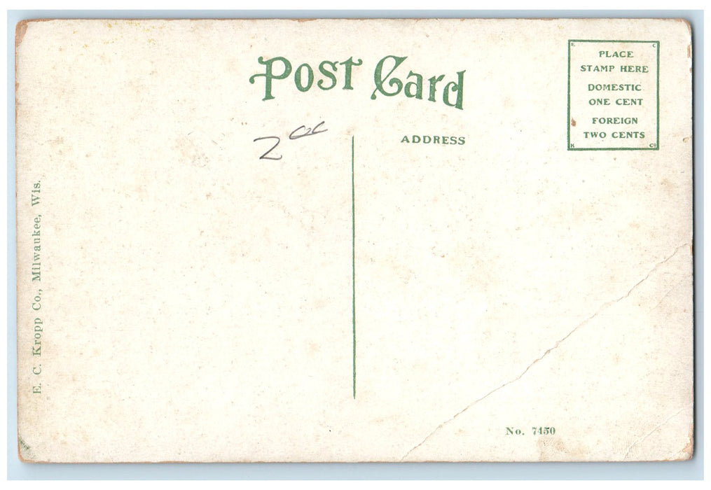 c1910's Central Methodist Church Florence South Carolina SC Unposted Postcard
