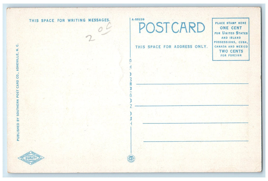 c1920s Governor's Mansion Exterior Columbia South Carolina SC People Postcard