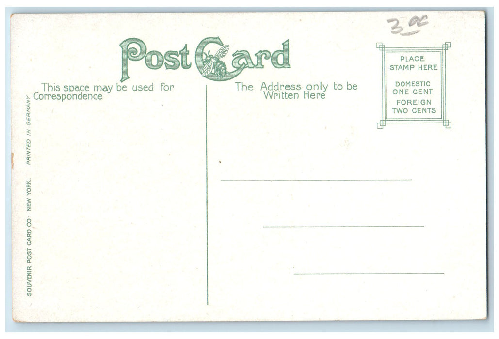 c1950's Masonic Temple View Crossing Street Horse Carriage Nashua NH Postcard