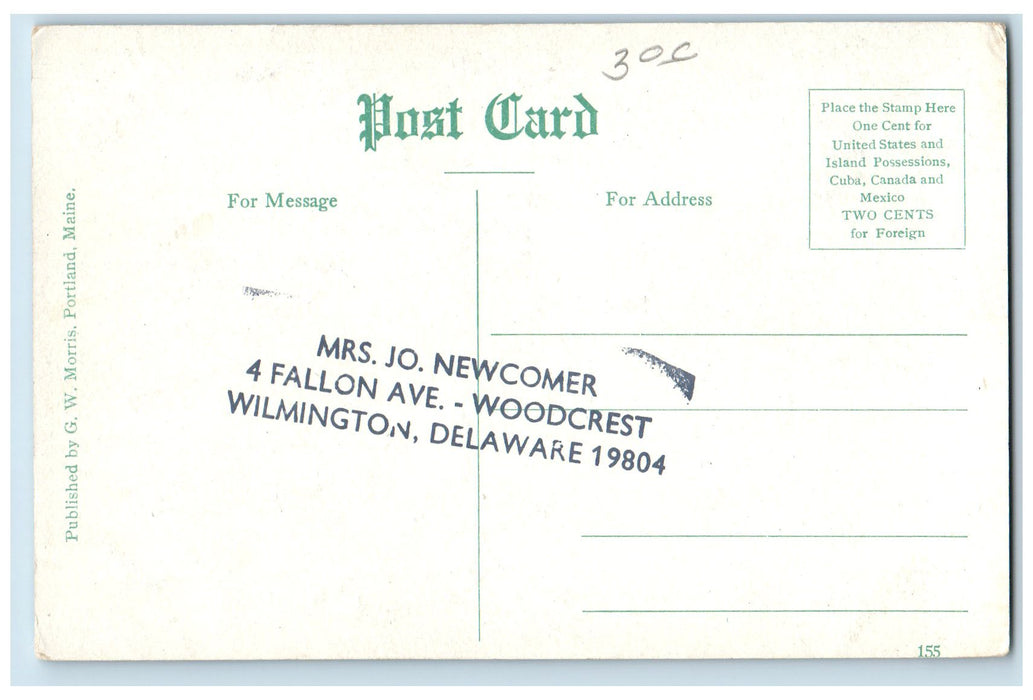 c1950 Five Trains Ascending View Smokestacks Railway Mt. Washington NH Postcard