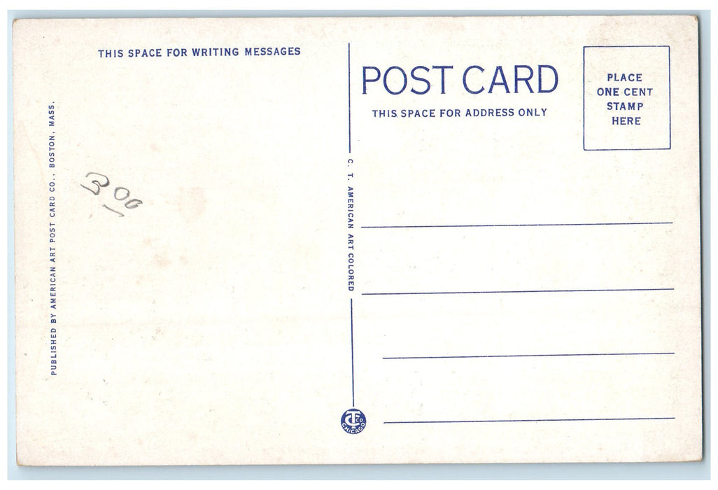c1950's St. Mary's School Campus Entrance View Concord New Hampshire NH Postcard