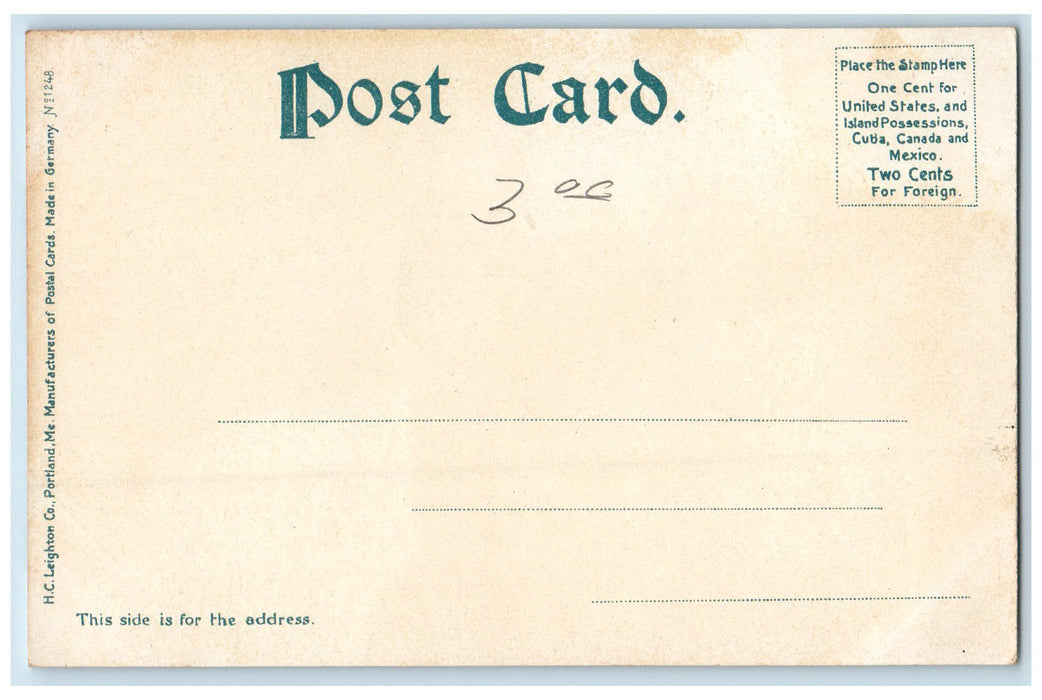 c1905 Steamer Mount Washington Passenger Ferry Alton New Hampshire NH Postcard