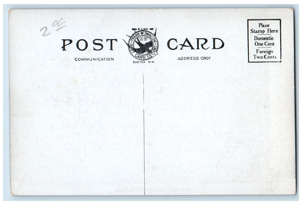c1920 Gould Hall East Northfield Fields Building View Massachusetts MA Postcard